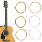 Guitar Strings - 6 Strings - Rust Resistant and Durable - Clear Tone - Folk Guitar Strings - Folk Guitar V1188-ZXY-10516