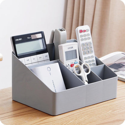 Makeup Storage Box - Thick Square Makeup Box with Multiple Grids - Multifunctional Storage Box for Office - V1188-ZXY-10519