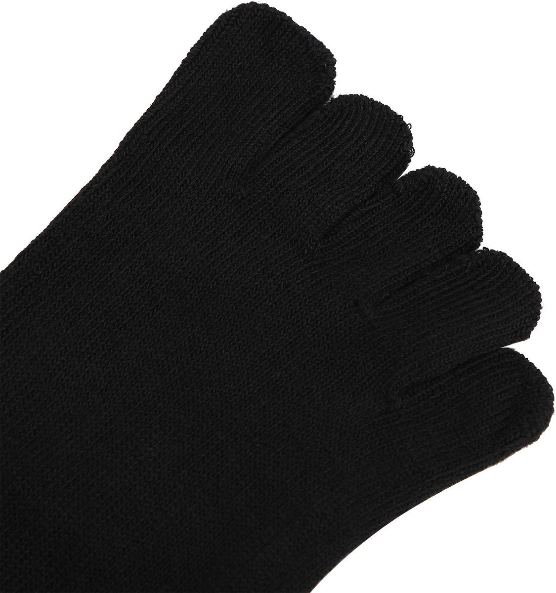 Socks - Pack of 5 pairs - Split Toe Socks - Breathable - Men's Socks - Sports Socks (Black) V1188-ZXY-10521