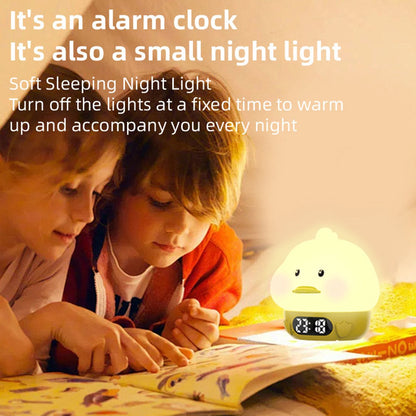 Night Light for Kids - Duck-Shaped Night Light - Temperature Display - RGB Color Change - Wake-Up Timer - V1188-ZXY-10522