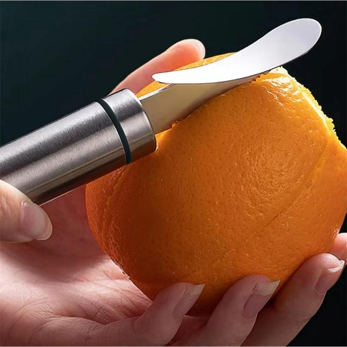 Orange Peeler - Stainless Steel Slicer - Paring Knife - Fruit Tools - Kitchen Gadgets V1188-ZXY-10531
