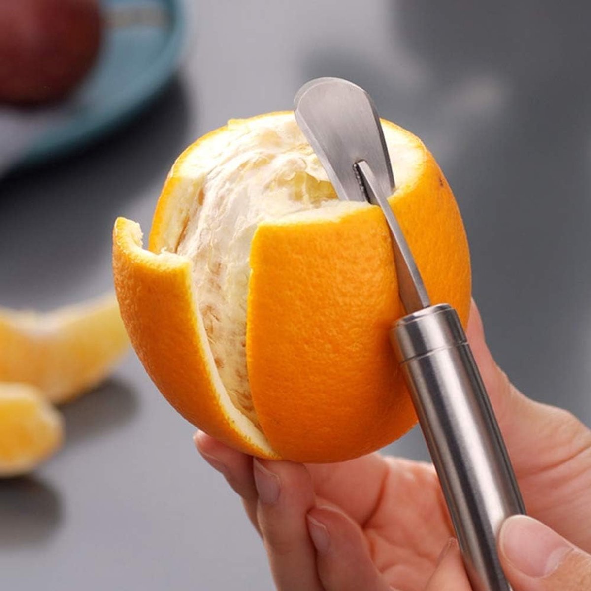 Orange Peeler - Stainless Steel Slicer - Paring Knife - Fruit Tools - Kitchen Gadgets V1188-ZXY-10531