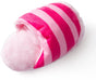 Dog Toys - Dog Cuddly Toy - Slipper Shape - Interactive - Dog Toy - Pink Stripes V1188-ZXY-10535