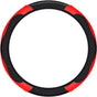 Steering wheel cover - car handle cover - non-slip handle cover - black and red - elastic steering wheel cover V1188-ZXY-10538