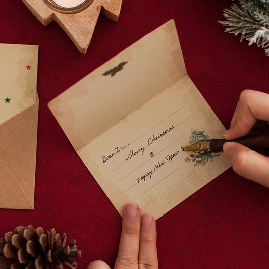 Christmas cards with envelopes - 6 sets - Christmas Eve cards - Christmas decorations - Christmas cards - New V1188-ZXY-10539