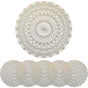 Restaurant placemats - round - 6-pack V1188-ZXY-10545
