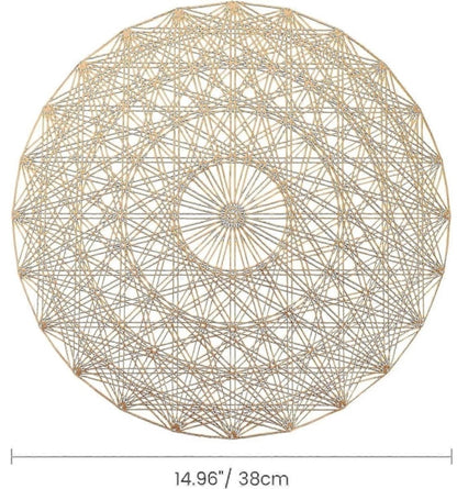 Restaurant placemats - round - 6-pack V1188-ZXY-10545