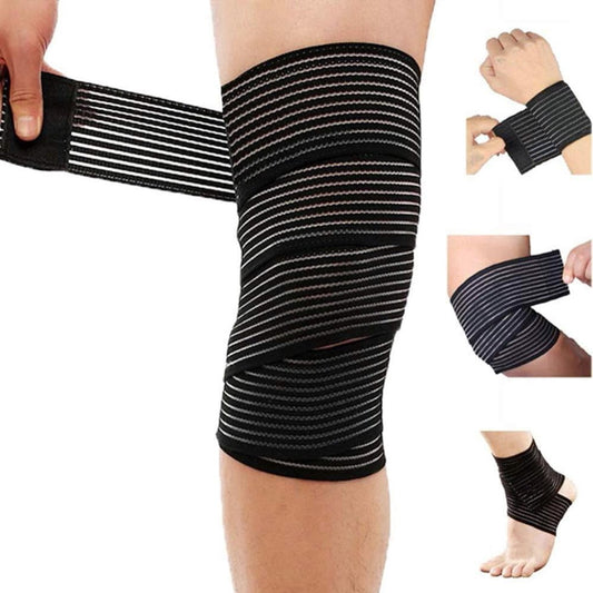 Elastic Knee Brace - Suitable for the Legs - Ideal for Sports Such as Squats, Basketball, Running, Tennis and V1188-ZXY-10559