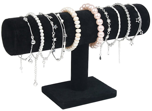 Bracelet Stand - Watch Stand - Flannel Bracelet Display Stand - T-Shaped Display Stand Jewelry Bracelet Watch V1188-ZXY-10574
