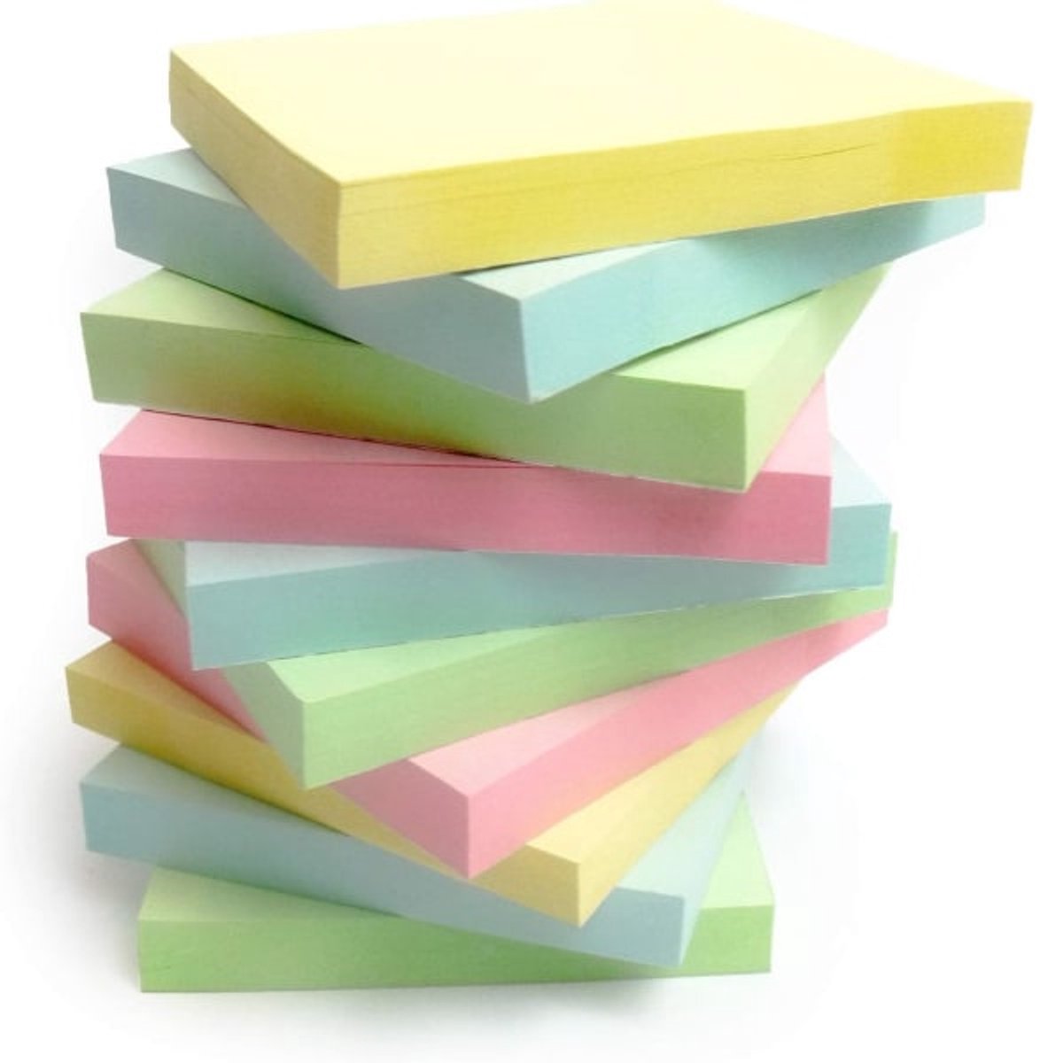 Colorful Sticky Notes - Self-Adhesive Notepads - Student Notebooks - Tear-Off - 4 Packs, 100 Sheets V1188-ZXY-10577