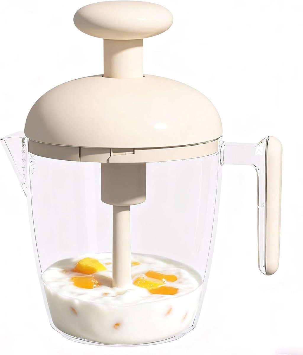 Mixing Cup - Blender - Kitchen Tool - Whisk - Hand Press - Transparent Housing - Portable - Suitable for V1188-ZXY-10585