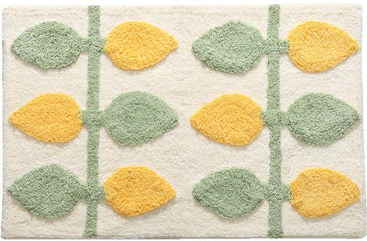 Non-slip bath mat - indoor/outdoor living room, kitchen, bedroom Non-slip bath mat - soft and absorbent bath V1188-ZXY-10602