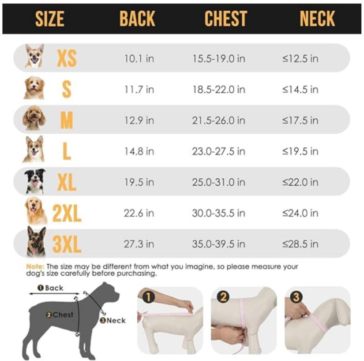 Dog Raincoat - Adjustable - Transparent Hood - Double Layer Dog Raincoat - Reflective Stripes - Storage V1188-ZXY-10610