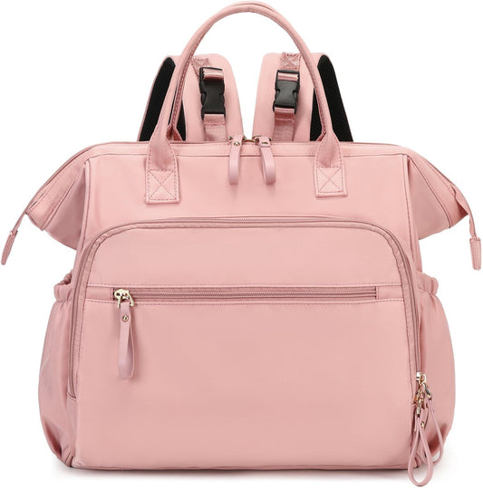 Convertible Diaper Bag - Wide Opening - 14 Pockets - Stylish - Baby Changing Bag - with Stroller Buckle - V1188-ZXY-10612