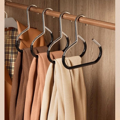10-pack - Non-slip - Space-saving - Storage rack - Wardrobe belt/scarf hooks - Suitable for displaying hats, V1188-ZXY-10623