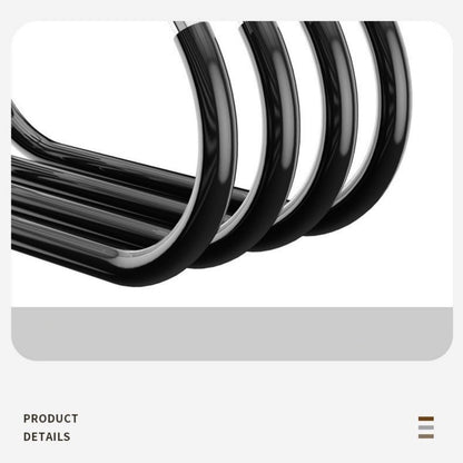 10-pack - Non-slip - Space-saving - Storage rack - Wardrobe belt/scarf hooks - Suitable for displaying hats, V1188-ZXY-10623
