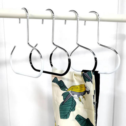 10-pack - Non-slip - Space-saving - Storage rack - Wardrobe belt/scarf hooks - Suitable for displaying hats, V1188-ZXY-10623