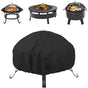 Round grill cover - waterproof, windproof, UV-resistant - Oxford cloth fire pit cover - 122x46cm V1188-ZXY-10630