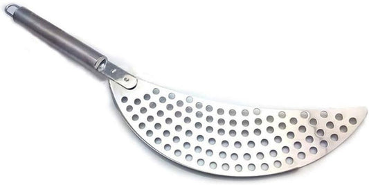 Colander - Stainless steel colander with handle - Kitchen colander - Multifunctional draining rack - V1188-ZXY-10631