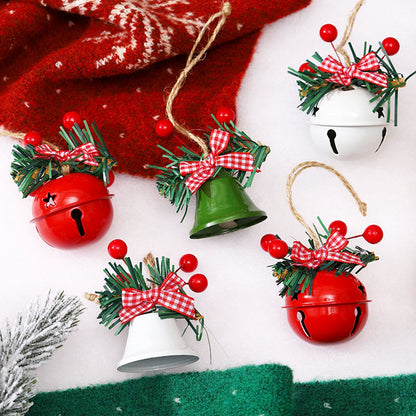 Christmas Bells - 6 - Christmas Tree Decorations - Metal Bells - Christmas Decorations - DIY Metal Bell V1188-ZXY-10633
