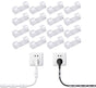 40 7mm Cable Organizer Clips with Adhesive Backing - Wall Mount Cable Clips - Cable Holder with Clips - Cable V1188-ZXY-10634