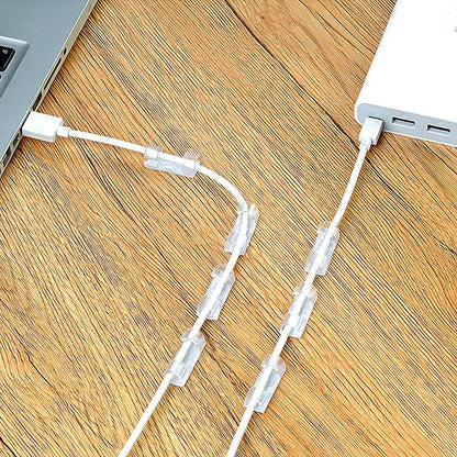 40 7mm Cable Organizer Clips with Adhesive Backing - Wall Mount Cable Clips - Cable Holder with Clips - Cable V1188-ZXY-10634