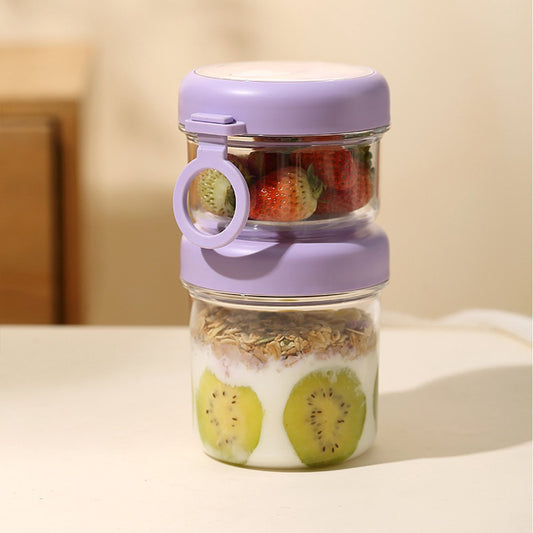 Yogurt Cup to Go - 880 mL - Muesli Cup - Oats Pots - Soup Cup - Lunch Cup - Lunch Pot - Leak-Proof - V1188-ZXY-10641