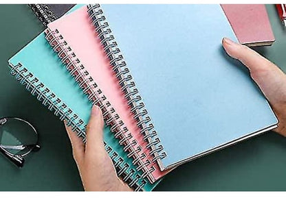 Notebooks - Spiral Colors - Minimalist Style and Lines Notebooks - Double Spiral Notebooks - 3-Pack V1188-ZXY-10643