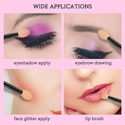 Eyeshadow Brushes - Eyeshadow Applicators - Eyeshadow Sponges - 50 pieces V1188-ZXY-10649