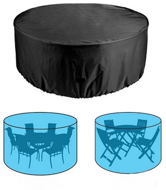 Dust Cover - Round Patio Table, Waterproof Cover - Anti-Fading Furniture Cover - (227 * 100 cm) V1188-ZXY-10661