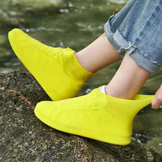 Overshoes - 1 Pair - Waterproof Silicone Overshoes - Reusable, Non-slip, Suitable for Outdoor Activities V1188-ZXY-10662