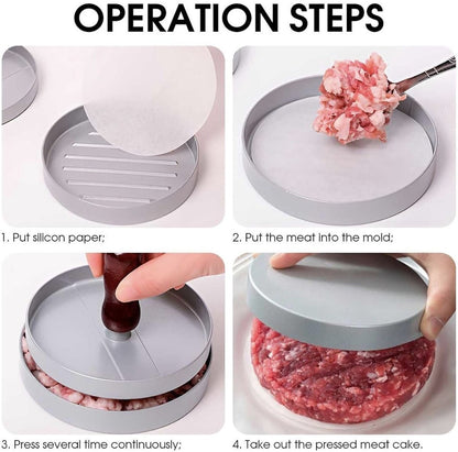 Patty Mold - Hamburger Patty Maker - Patty Press - Rice Ball Mold (one) V1188-ZXY-10663