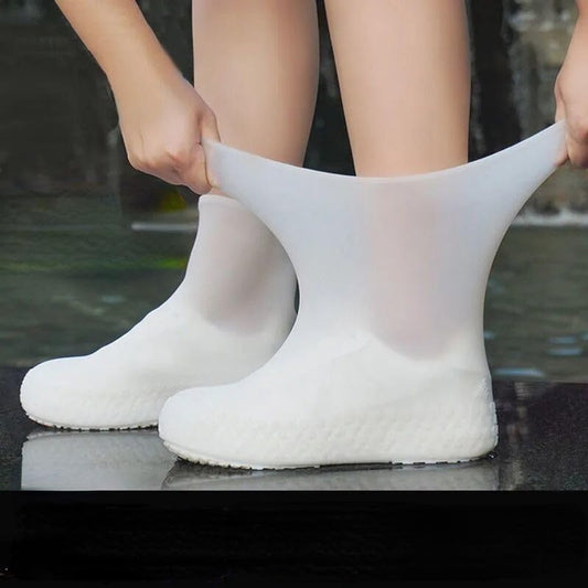 Overshoes - 1 Pair - Waterproof Silicone Overshoes - Reusable, Non-slip, Suitable for Outdoor Activities V1188-ZXY-10664