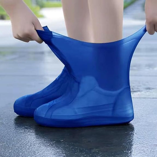 Overshoes - 1 Pair - Waterproof Silicone Overshoes - Reusable, Non-slip, Suitable for Outdoor Activities V1188-ZXY-10665