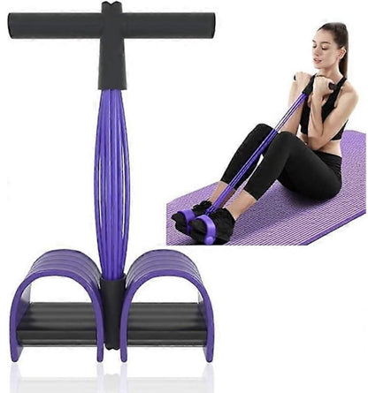 Abdominal Trainer - Abdominal Exercises - Home Full Body Expander - 6 Tubes - Elastic Drawstring V1188-ZXY-10671