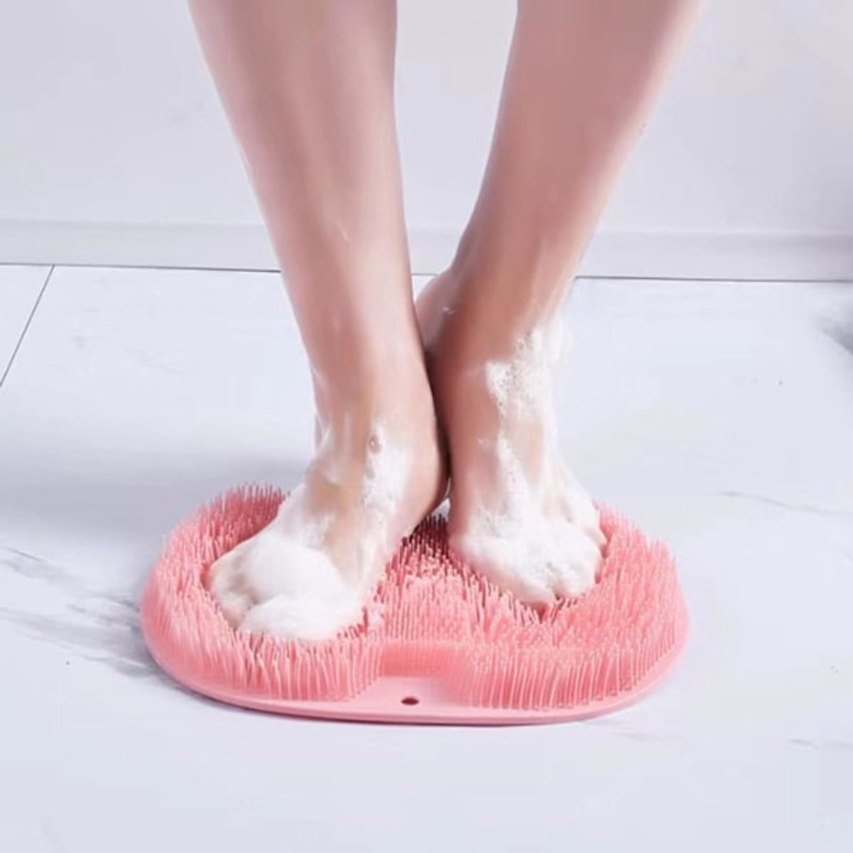 Bathroom Scrubber Mat - Non-Slip Silicone Massage Mat - Shower Back Scrubber - Massage Mat with Non-Slip V1188-ZXY-10678