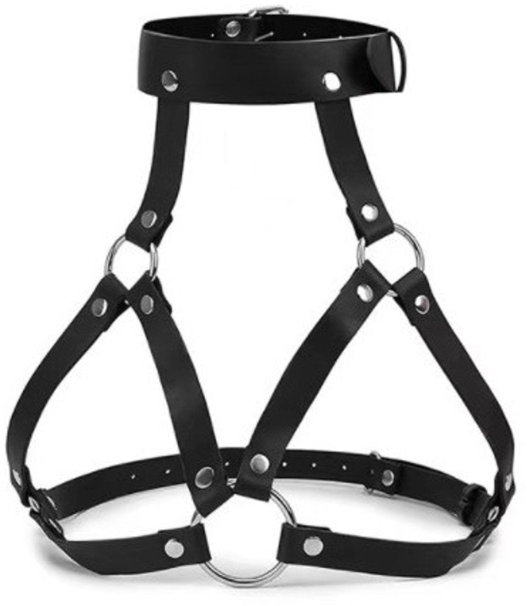 Bra Straps - Punk Cupless Bra Straps - Bra Tops - Bra Support - Bra Chains V1188-ZXY-10680