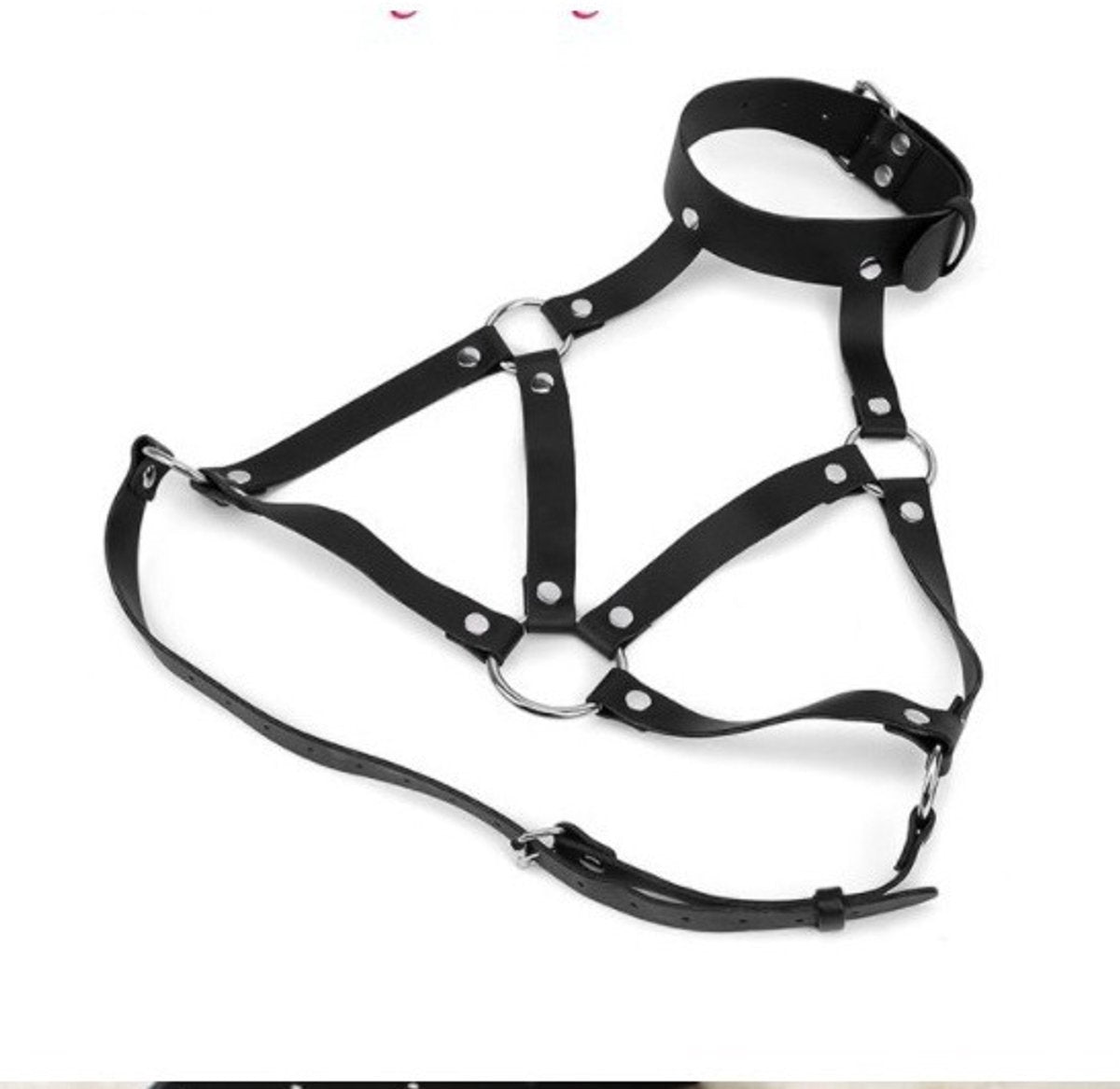 Bra Straps - Punk Cupless Bra Straps - Bra Tops - Bra Support - Bra Chains V1188-ZXY-10680