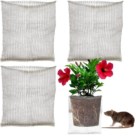 Garden Tools - 3-Piece Root Protection Baskets - Gopher-Resistant Stainless Steel Wire Basket Barriers - Keep V1188-ZXY-10685