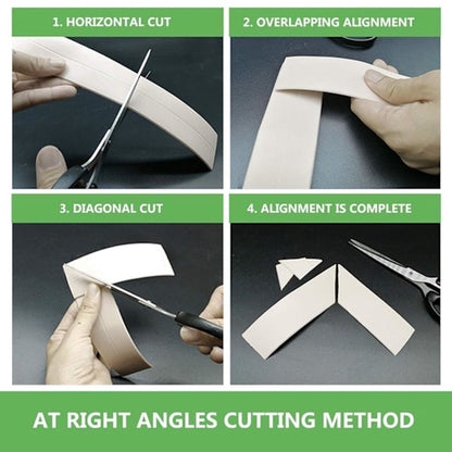 Waterproof Sealing Tape - for floors, walls, countertops, sinks, bathrooms, toilets and baths - 2-pack V1188-ZXY-10694