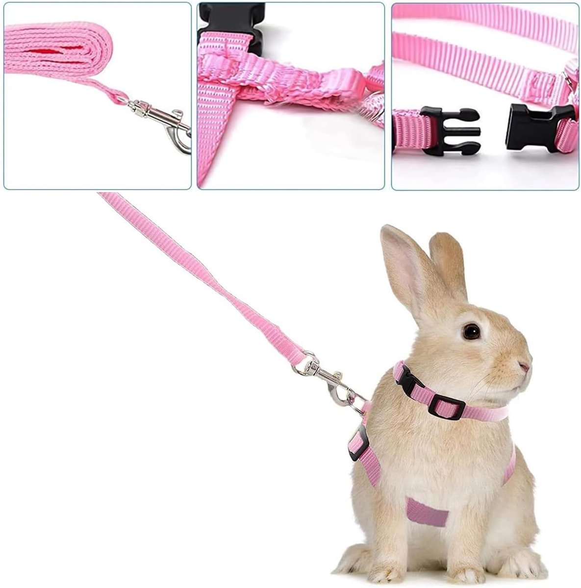 Cat Harnesses & Leashes - Cat Harnesses with Leashes - Anti-Escape Cat Leash Sets - Adjustable Soft Kitten V1188-ZXY-10704