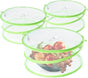 Pop-Up Food Umbrellas with Fine Mesh - Foldable Bottomless Insect Screen - Ideal for Home and Camping - Green V1188-ZXY-10705