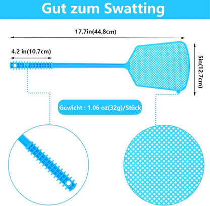 Fly Swatters - Fly Swatters - Mosquito Repellent - 5 Stable Fly Swatters V1188-ZXY-10708