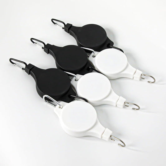Plant Hooks - Retractable Plant Hanger - Easy-Access Hanging Flower Baskets - For Garden Baskets, Pots, and V1188-ZXY-10713