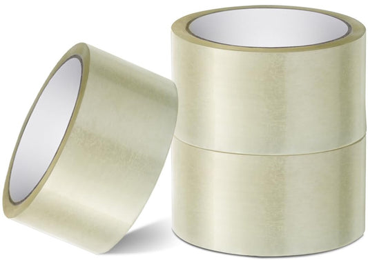 Transparent packaging tape on a roll - 48 mm x 66 m - Strong - Low noise - Strong, extra adhesive - For V1188-ZXY-10715