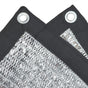 Reflective Aluminum Curtain Net with Eyelets - Sun Protection Cover - 6.5 ft x 6 ft V1188-ZXY-10717