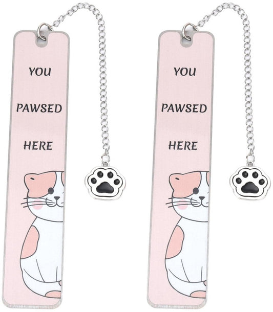 Bookmarks - Set of 2 - Cat Bookmarks - Gifts for Cat Lovers - Cute Bookmarks - Bookmark Gifts for Book Lovers V1188-ZXY-10721