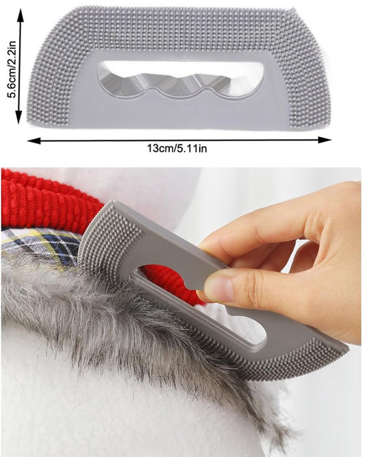 Deshedding Brush - Cat Brush - Cat Comb - Brush Against Cat Hair - Anti-Shedding - Coat Care - Gray V1188-ZXY-10722
