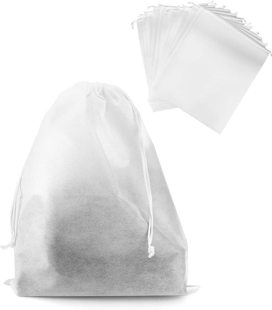 Drawstring Dust Cover - 6-Piece Breathable Non-Woven Large Size Storage Bag - For Handbags, Tote Bags & Shoes V1188-ZXY-10727