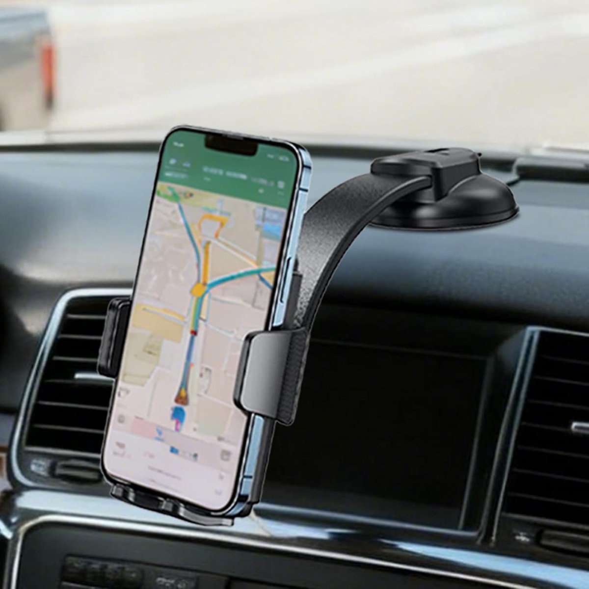 Phone Holder - Universal Base - 360 degrees Rotatable Car Phone Holder - Suitable for cars, trucks, vehicles, V1188-ZXY-10733